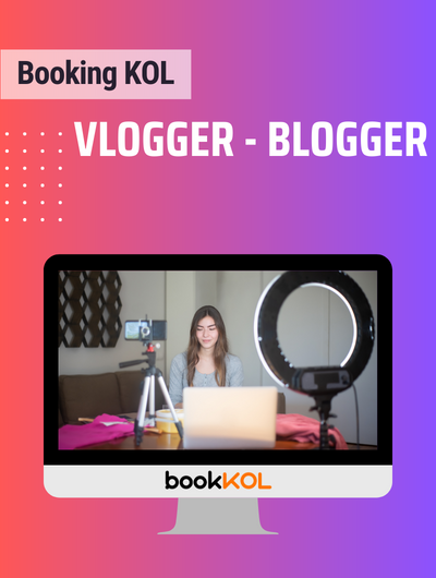 booking vlogger blogger
